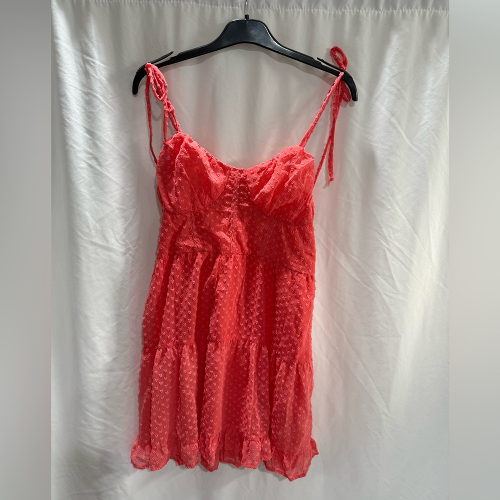 Target Coral Textured Dress
